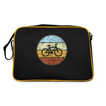 Vélo Rétro - Sac Retro - noir/or - Dos