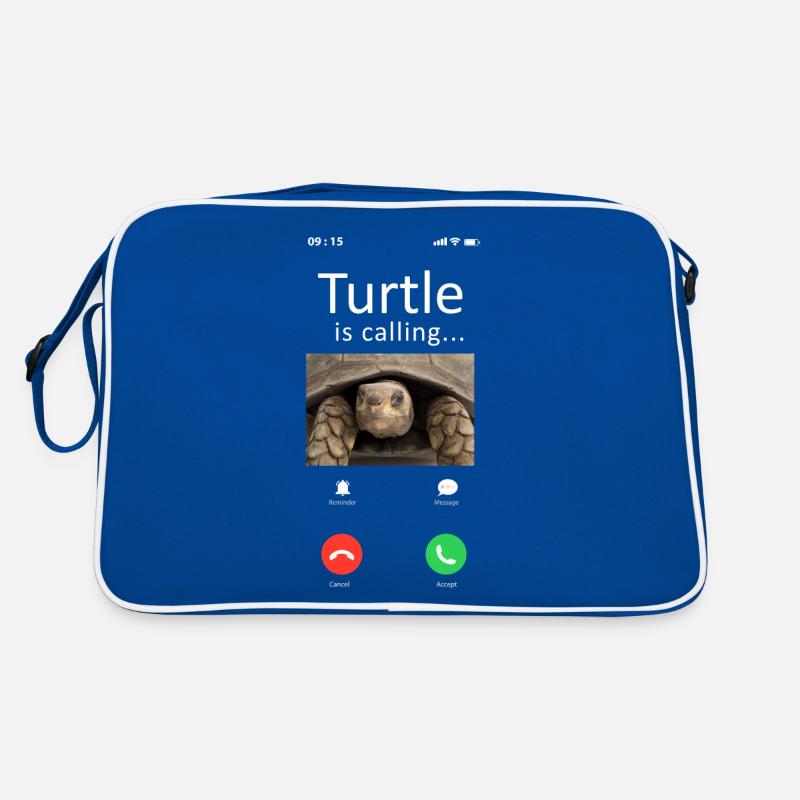 Sea Turtle Tortoise Phone Display Retro Tasche