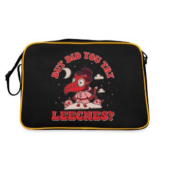 Médecin, médecin, étudiant en médecine, diplômé - Sac Retro - noir/or - Dos
