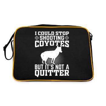 Coyote Hunt Coyote Hunter Yote - Retro Bag - black/gold - Back