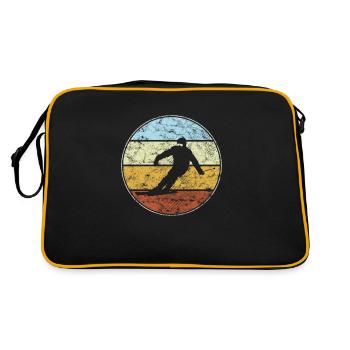 Ski rétro - Sac Retro - noir/or - Dos