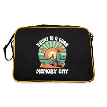 Today Is A Core Memory Day Families Groups - Retro Bag - black/gold - Back