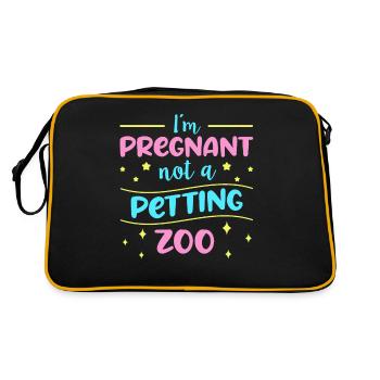 Nous allons avoir une annonce de bébé - Sac Retro - noir/or - Dos