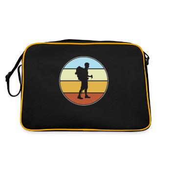 Randonnée Rétro - Sac Retro - noir/or - Dos