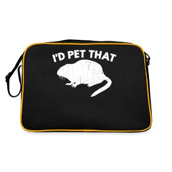 Muskrat Retro - Retro Bag - black/gold - Back