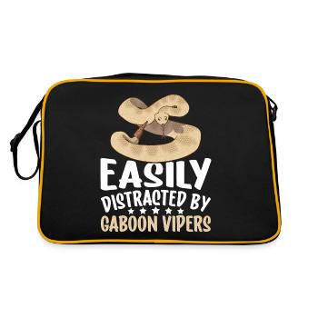 Propriétaires de serpents - Sac Retro - noir/or - Dos