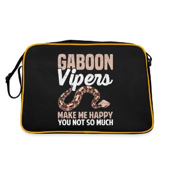 Propriétaires de serpents - Sac Retro - noir/or - Dos