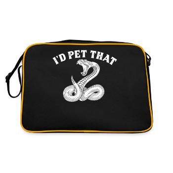 Gaboon Vipers Snake Propriétaire - Sac Retro - noir/or - Dos