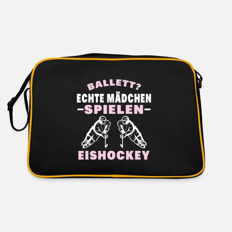Eishockey Eishockey Sprüche Geschenk Retro Tasche