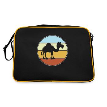 Rétro Dromadaire - Sac Retro - noir/or - Dos