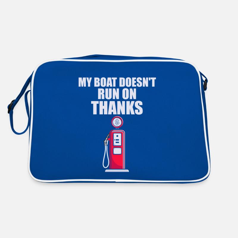 Mein Boot läuft nicht weiter, danke Bootsgeschenke Retro Tasche