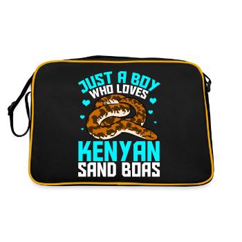 Snake owners - Retro Bag - black/gold - Back