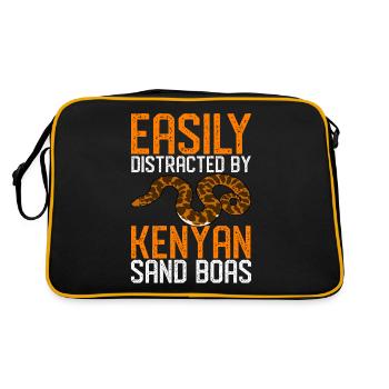 Snake owners - Retro Bag - black/gold - Back