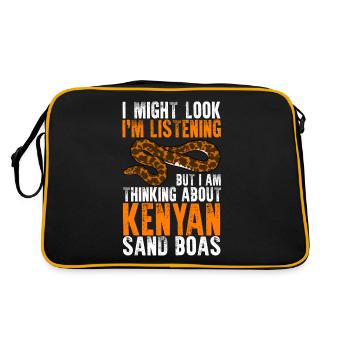 Snake owners - Retro Bag - black/gold - Back