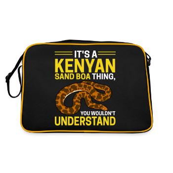 Snake owners - Retro Bag - black/gold - Back