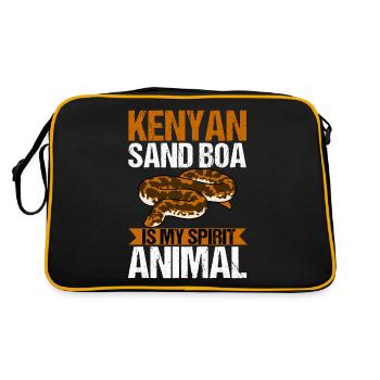 Snake owners - Retro Bag - black/gold - Back