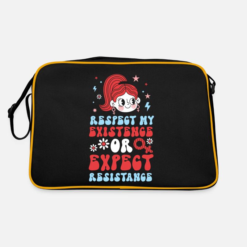 Feminist Respect My Existence Or Retro Tasche