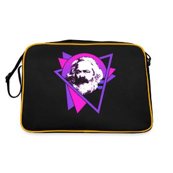 Socialisme socialiste Communisme communiste - Sac Retro - noir/or - Dos