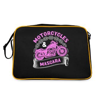 Motos & Mascara - Sac Retro - noir/or - Dos