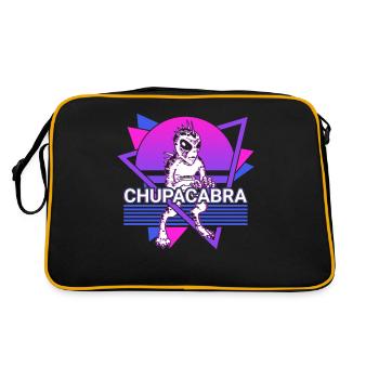 Chupacabra Crypto Cryptozoology Retro - Retro Bag - black/gold - Back