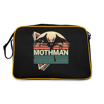 Mothman Crypto Cryptozoologie Rétro - Sac Retro - noir/or - Dos