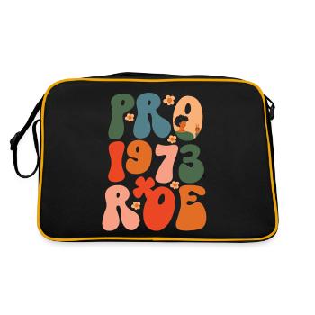 Feminist Pro 1973 Roe - Retro Bag - black/gold - Back