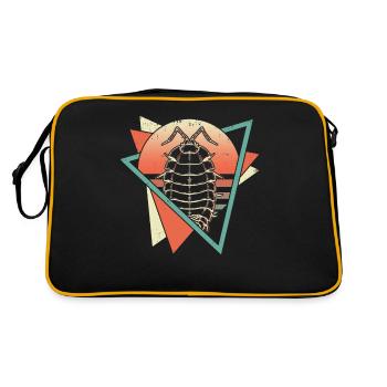 Isopodes Retro Vaporwave - Sac Retro - noir/or - Dos
