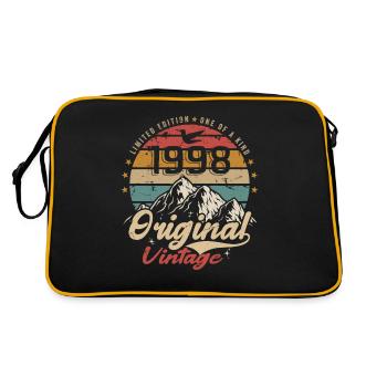 Original Vintage 1998 édition limitée 1998 - Sac Retro - noir/or - Dos
