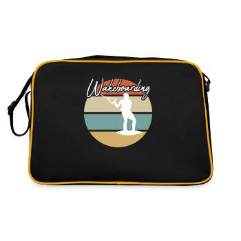 Wakeboarding Retro - Retro Tasche - Schwarz/Gold - Hinten