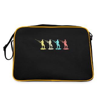 Wakeboarding - Retro Tasche - Schwarz/Gold - Hinten