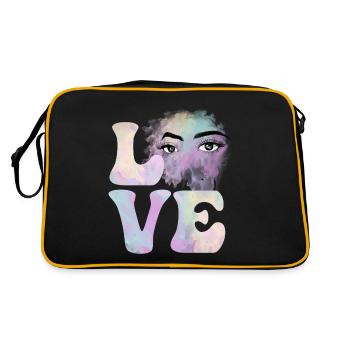 Cosmetologist Cosmetology Makeup Eyelashes - Retro Bag - black/gold - Back