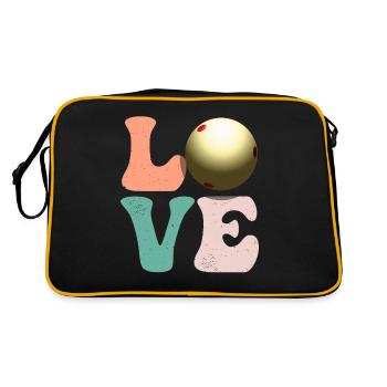 Billiards Pool - Retro Bag - black/gold - Back