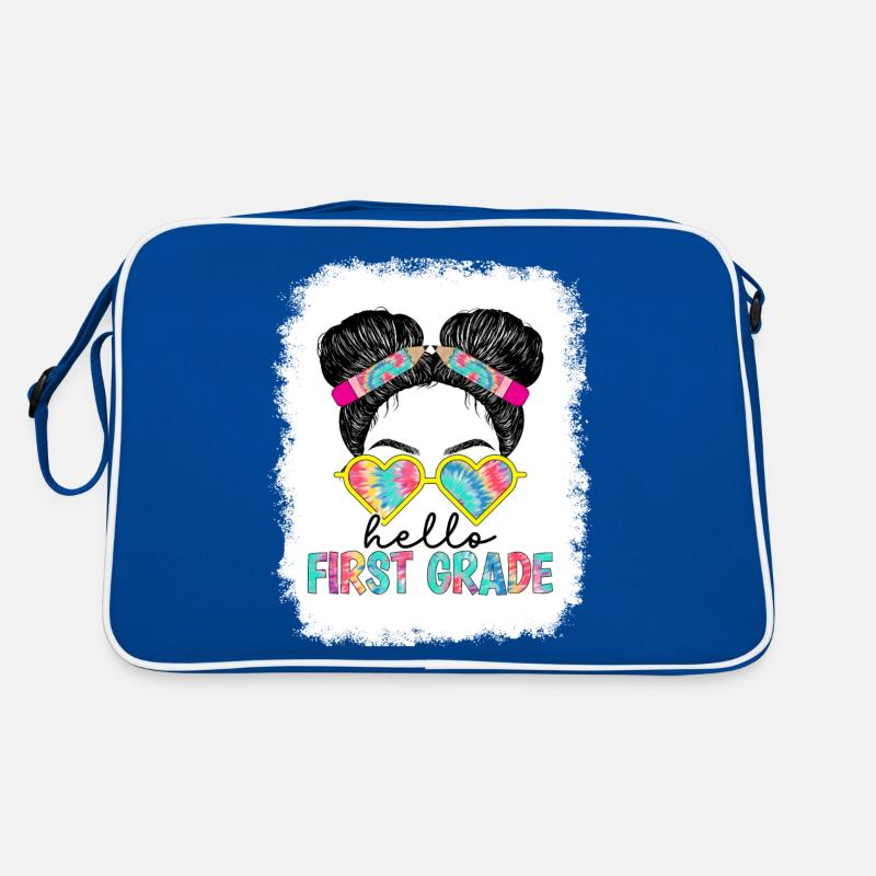 Hello 1st Grade Back To School First Day Retro Bag