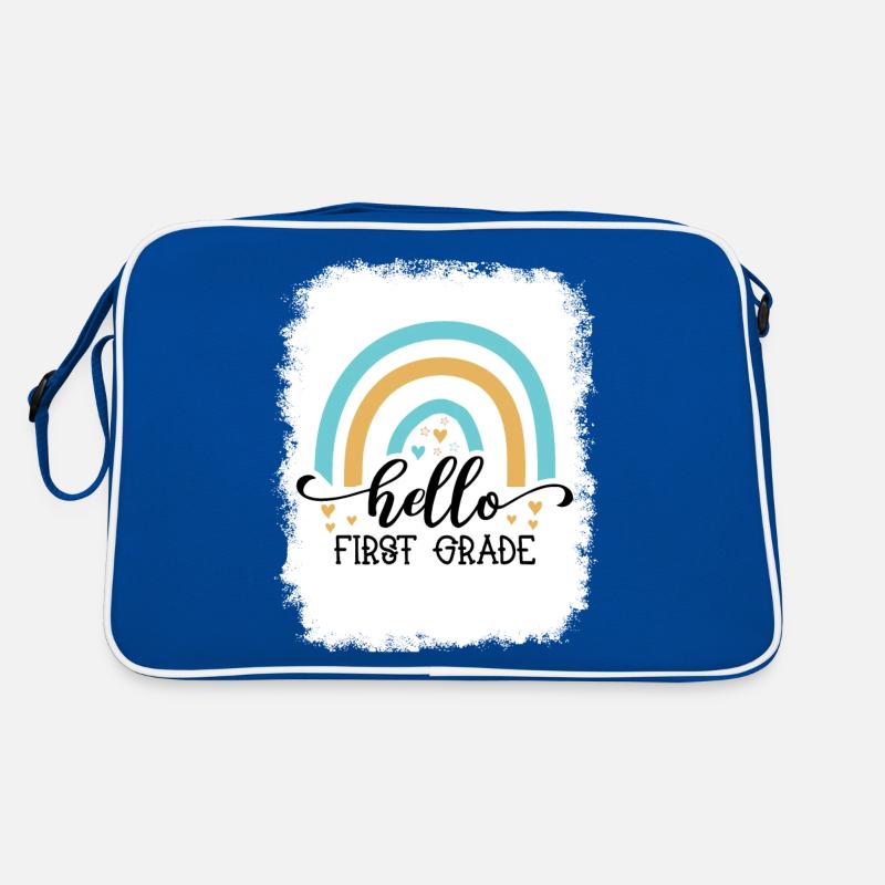 Hello 1st Grade Back To School First Day Retro Bag