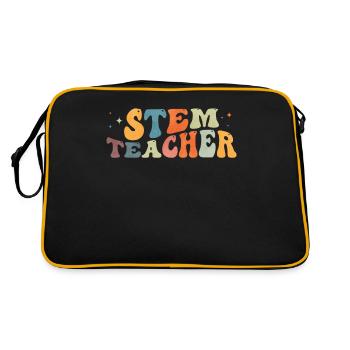 Groovy Stem Teacher - Retro Bag - black/gold - Back