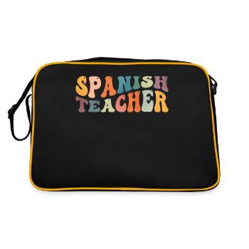 Groovy Professeur d’espagnol Maestra Professeur bilingue - Sac Retro - noir/or - Dos