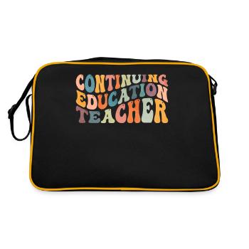 Groovy Teacher Training Lecturer - Retro Bag - black/gold - Back