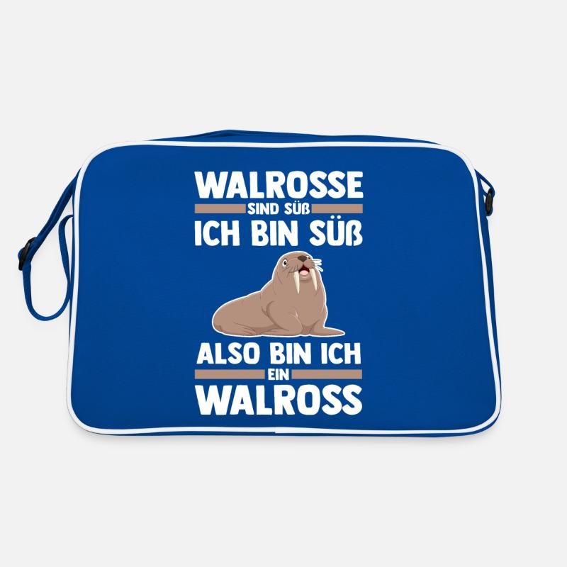 Walross Retro Tasche