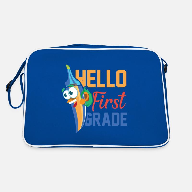 Hello 1st Grade Back To School First Day Retro Bag