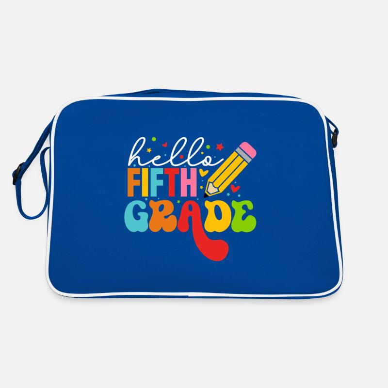 Hello 1st Grade Back To School First Day Retro Bag