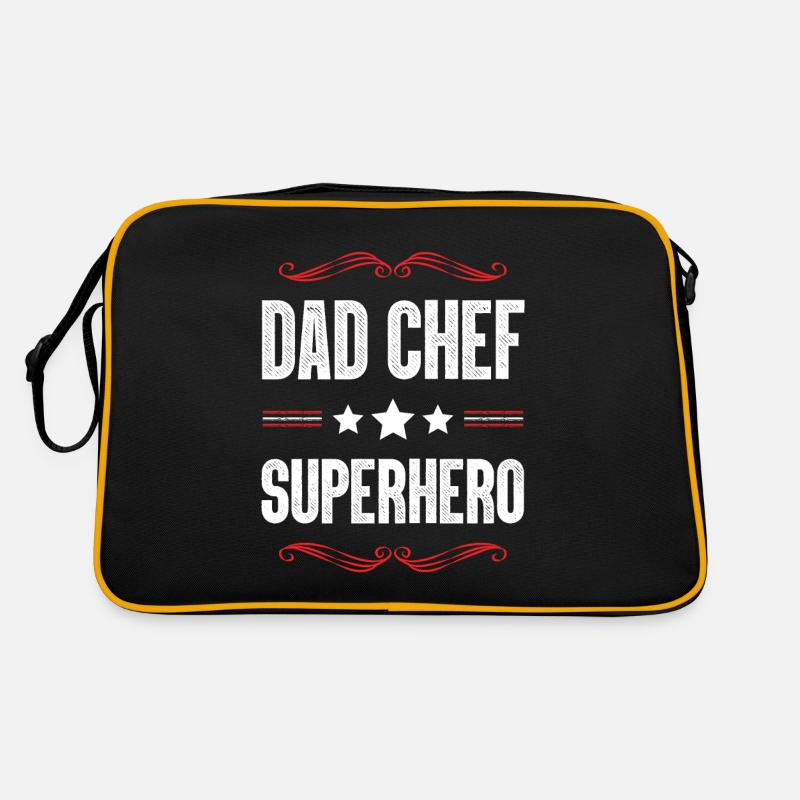 Dad Superhero Dad Retro Bag