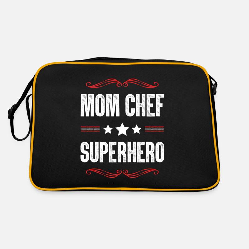 Maman Chef Super-héros Maman Sac Retro