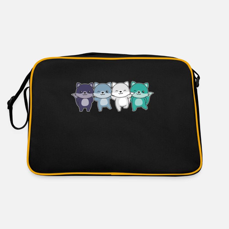 orienté aroace Flag Pride LGBTQ mignon renard Sac Retro