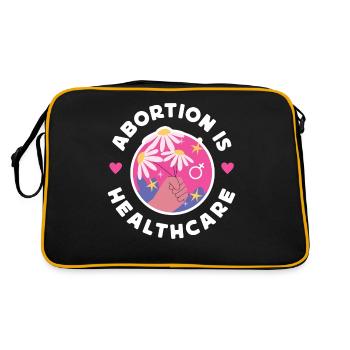 Feminist Abortion Is Healthcare - Retro Bag - black/gold - Back
