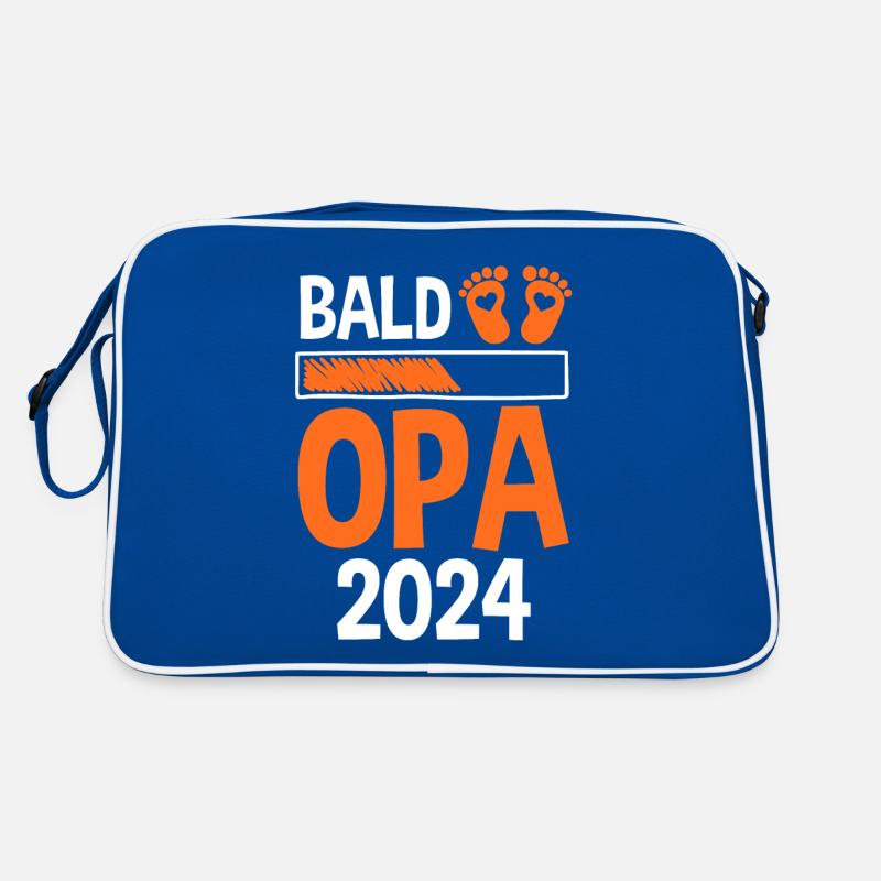 Werdender Opa 2029 Retro Tasche