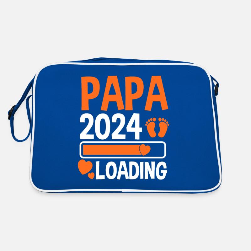 Werdender Papa 2025 Retro Tasche