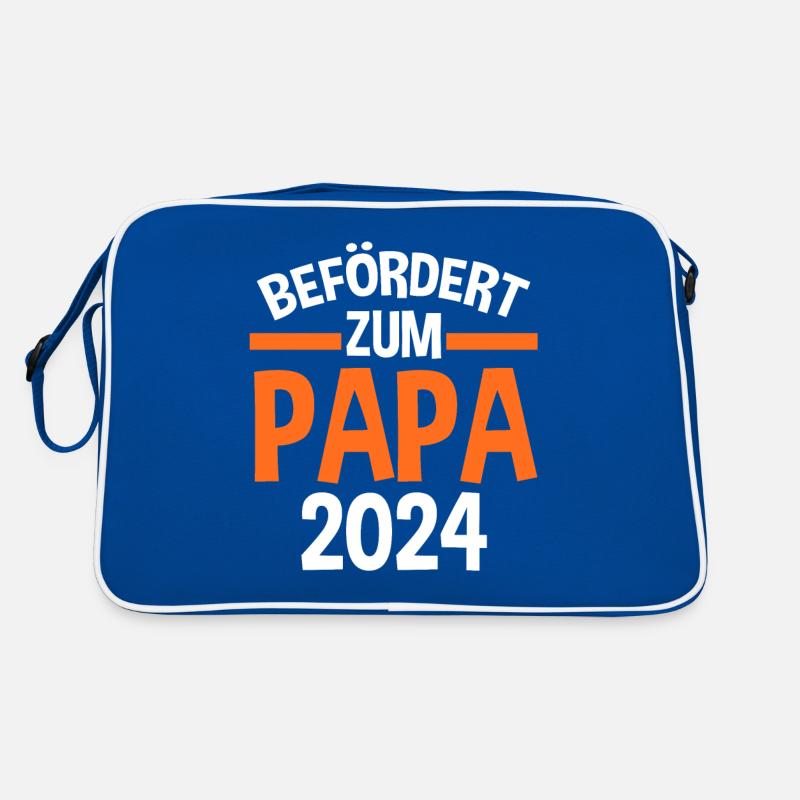 Werdender Papa 2030 Retro Tasche