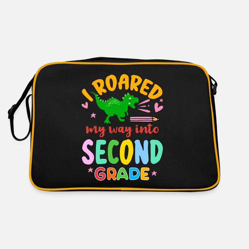 Second Grade Rainbow Girls Boys Teacher Team 2nd Retro Bag