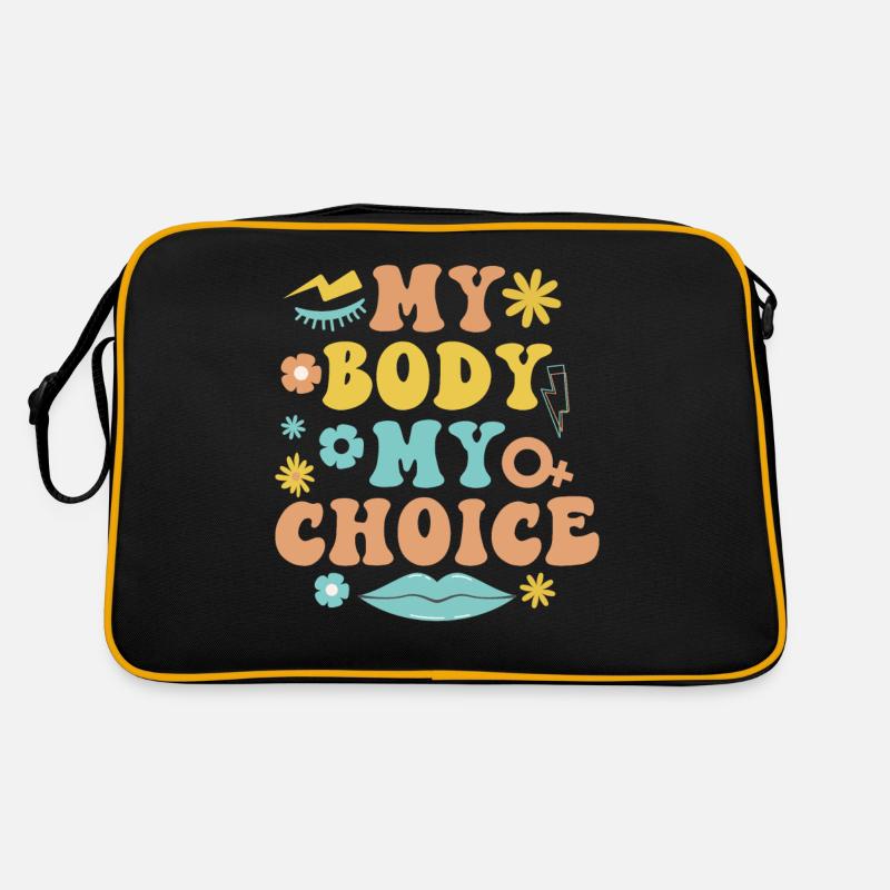Féministe Mon corps Mon choix Sac Retro