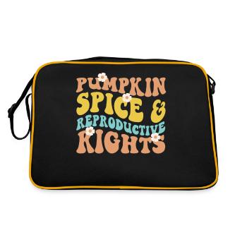 Épice de citrouille féministe - Sac Retro - noir/or - Dos